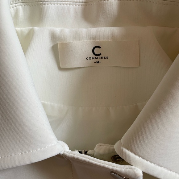 Commense White Utility Cropped Jacket - Picture 2 of 3